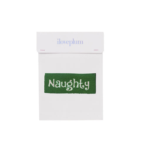 Naughty/Nice Flip - Sequin Sticker