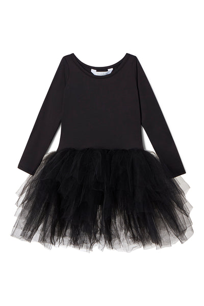 Spotted Zebra Toddler Girls' Knit Long-Sleeve Sparkle Tutu Dresses, Black,  Meow, 4T : : Clothing, Shoes & Accessories