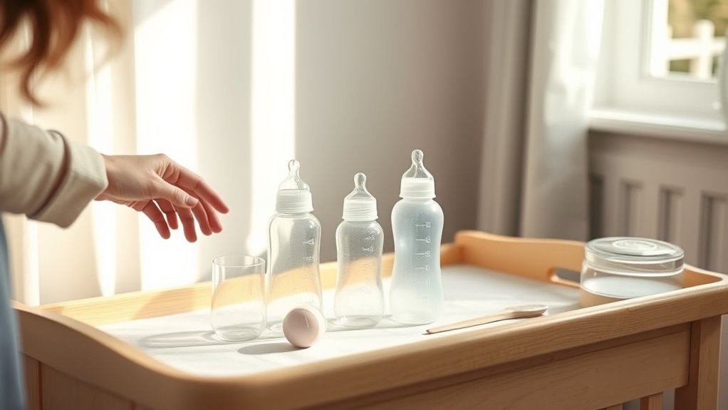 adjust baby bottle supply