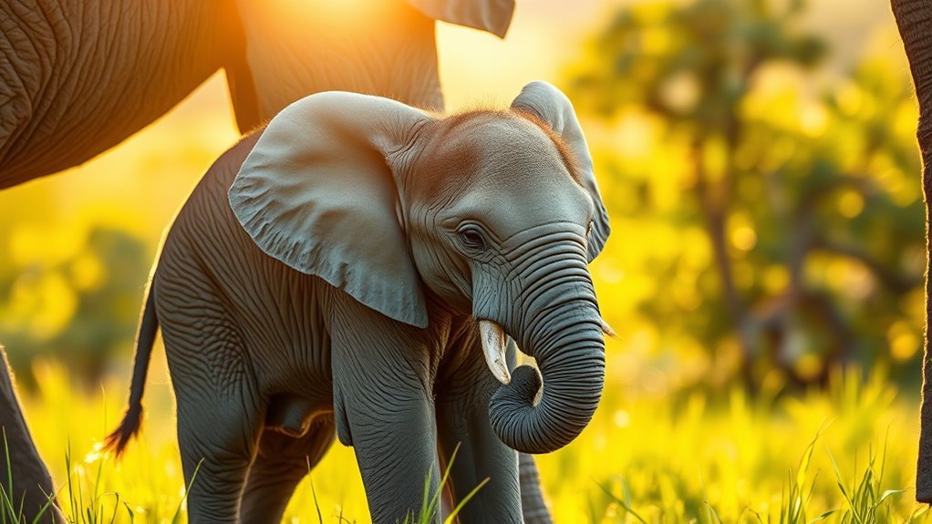baby elephants are calves