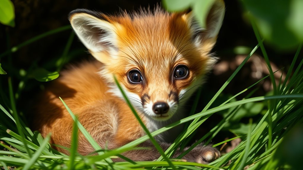 baby fox distress signs