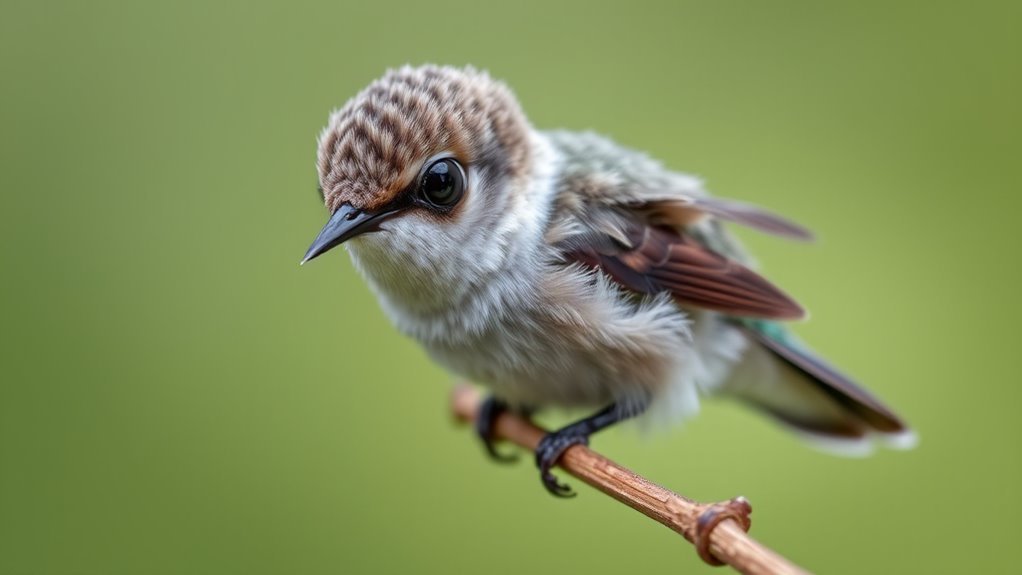 baby hummingbirds unique features