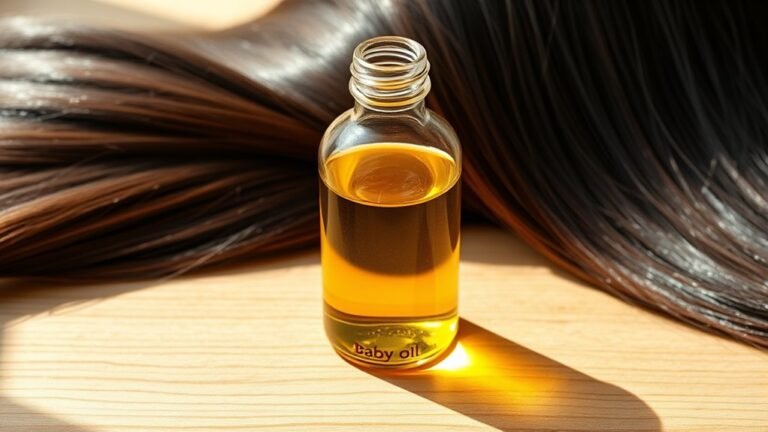 baby oil benefits hair