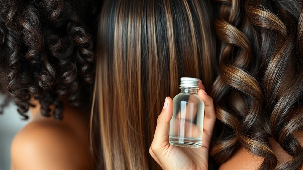 baby oil hair care