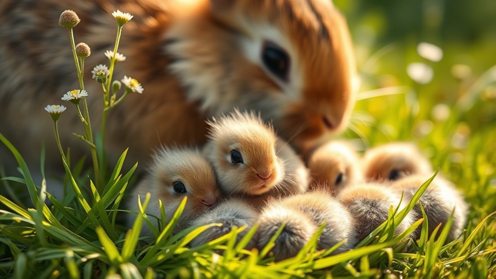 baby rabbit growth stages