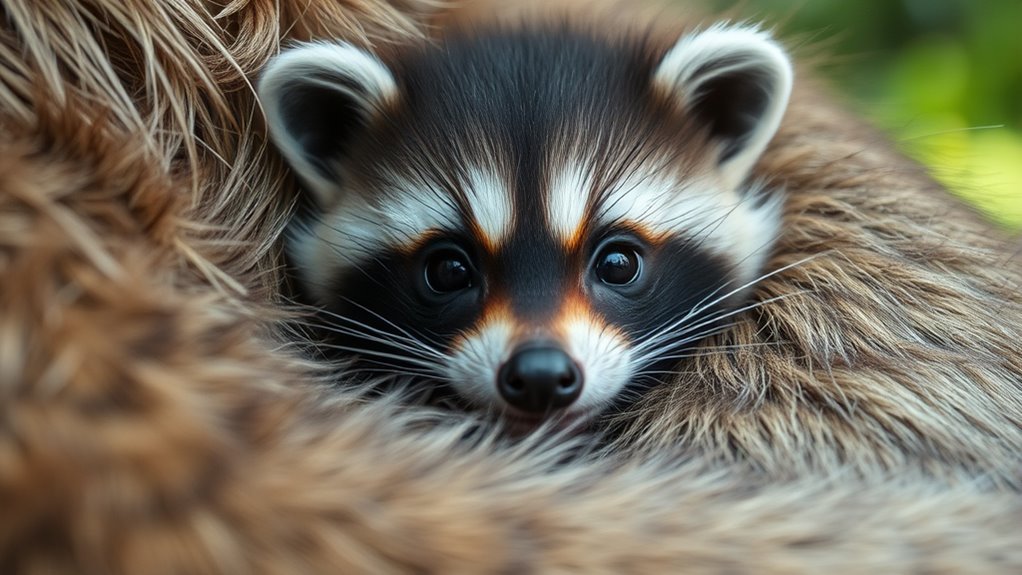 baby raccoon called kit