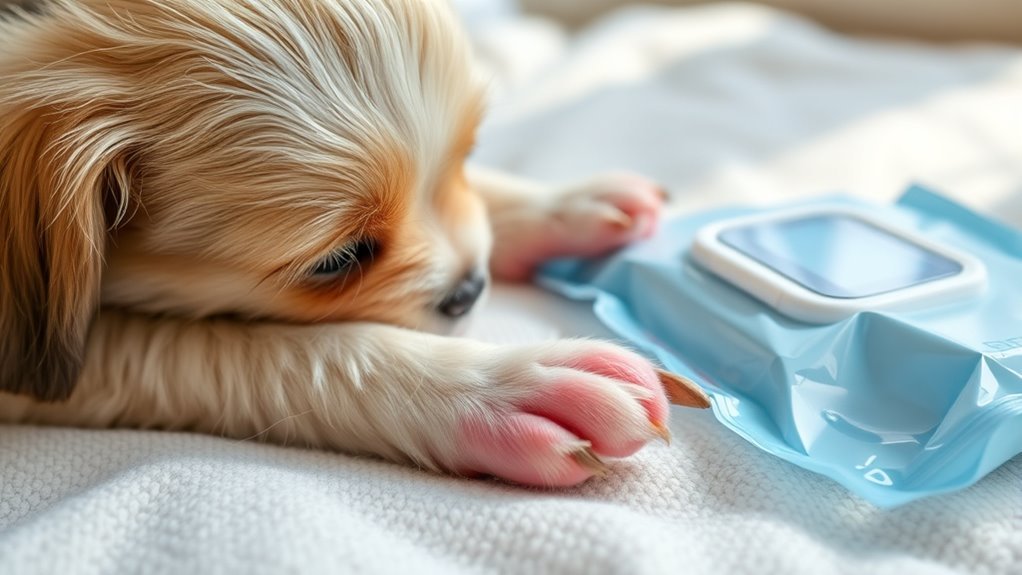 baby wipes harm dog skin