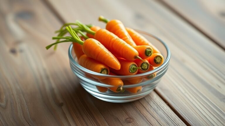 caloric content of baby carrots