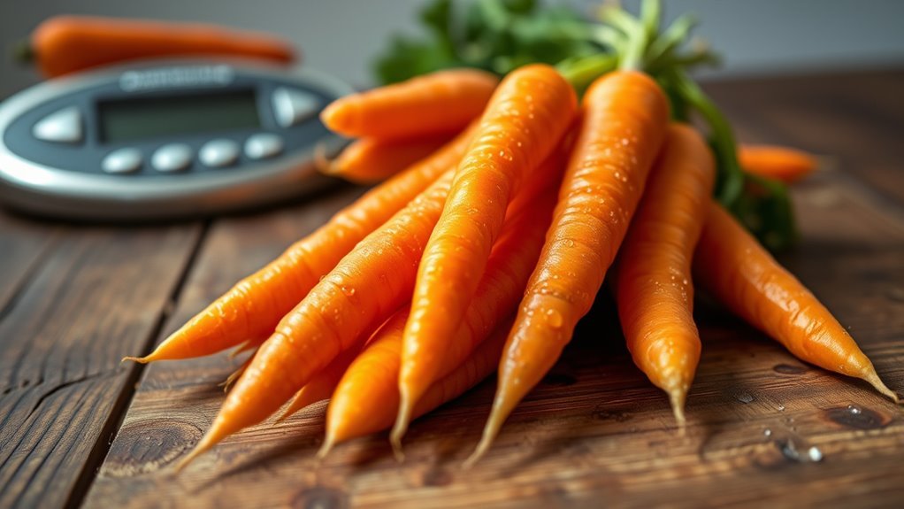 calorie variation in baby carrots