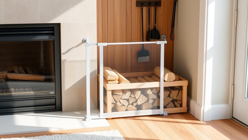 childproof fireplace safety measures