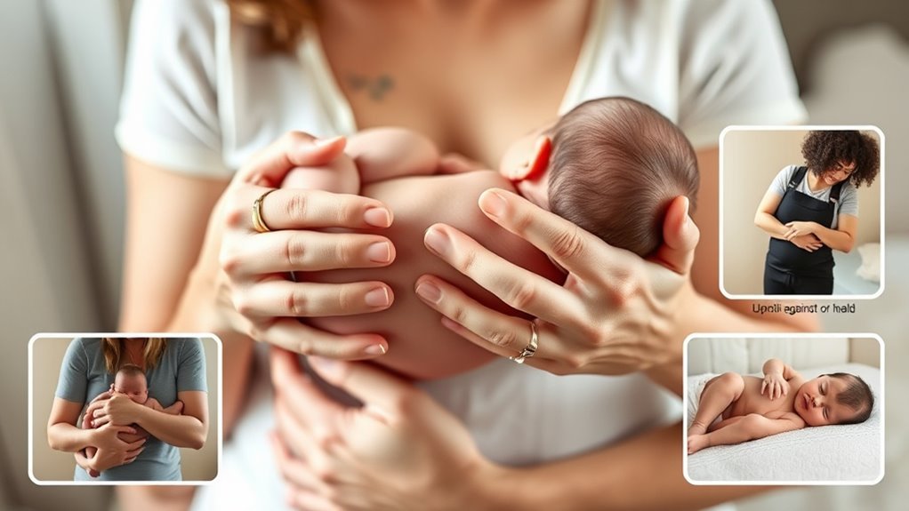 comfortable baby holding positions