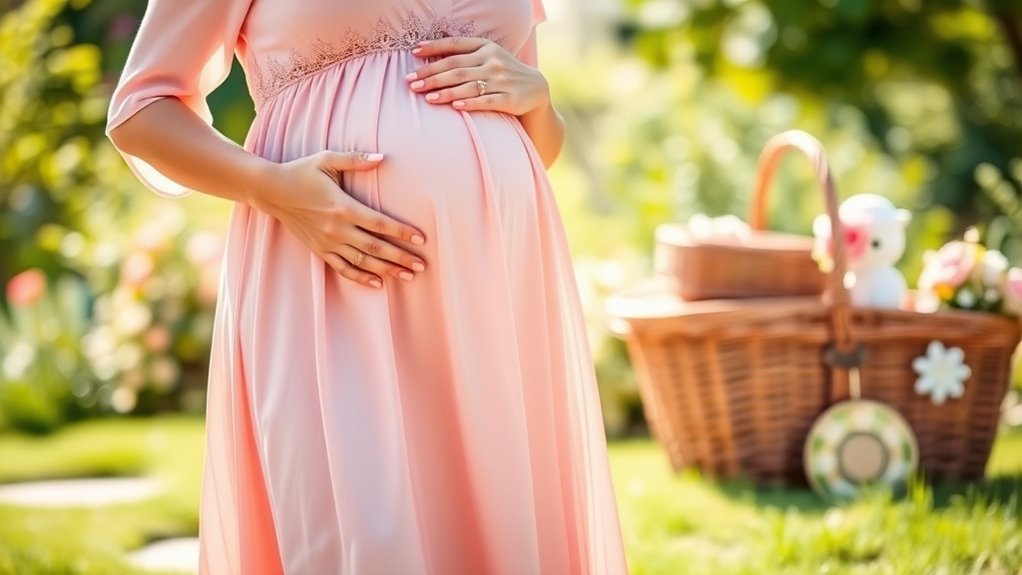 comfortable stylish baby shower attire