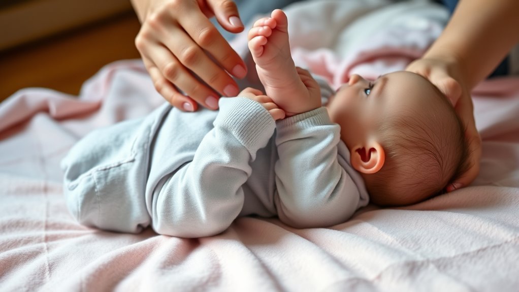 encourage baby leg movement
