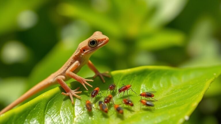 feeding baby lizards properly
