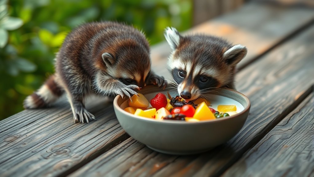 feeding baby raccoons guidelines