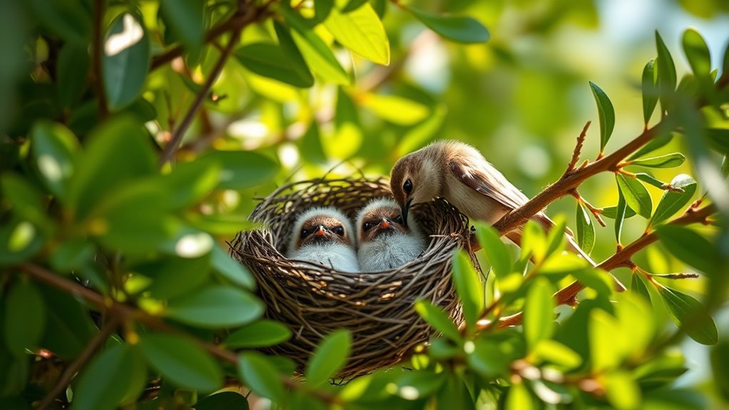 fierce parental protection ensures survival