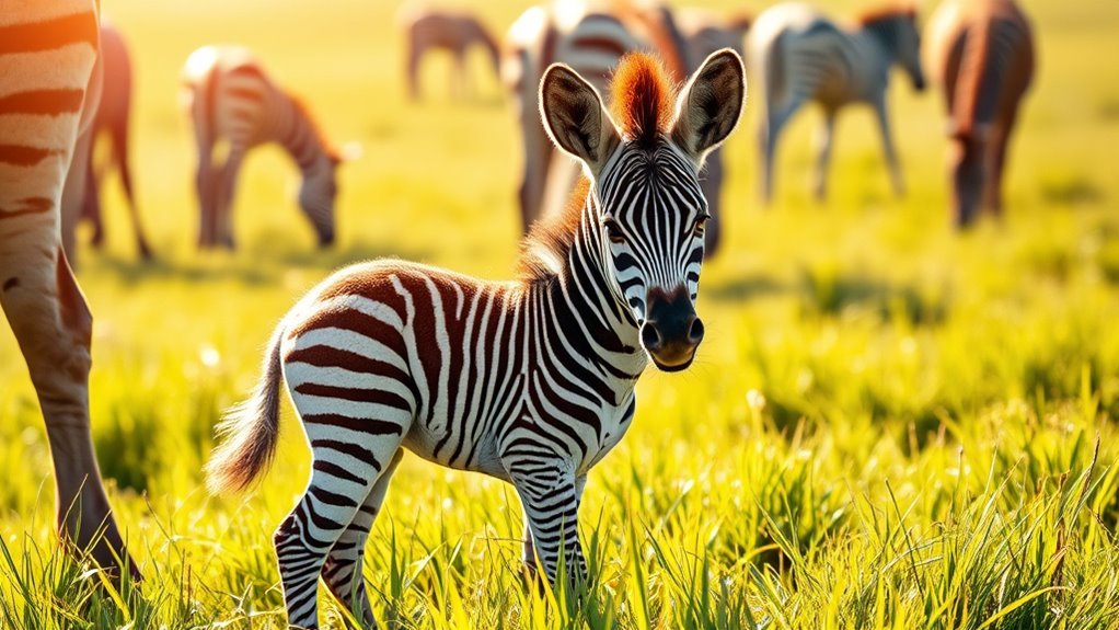 foals learn survival skills