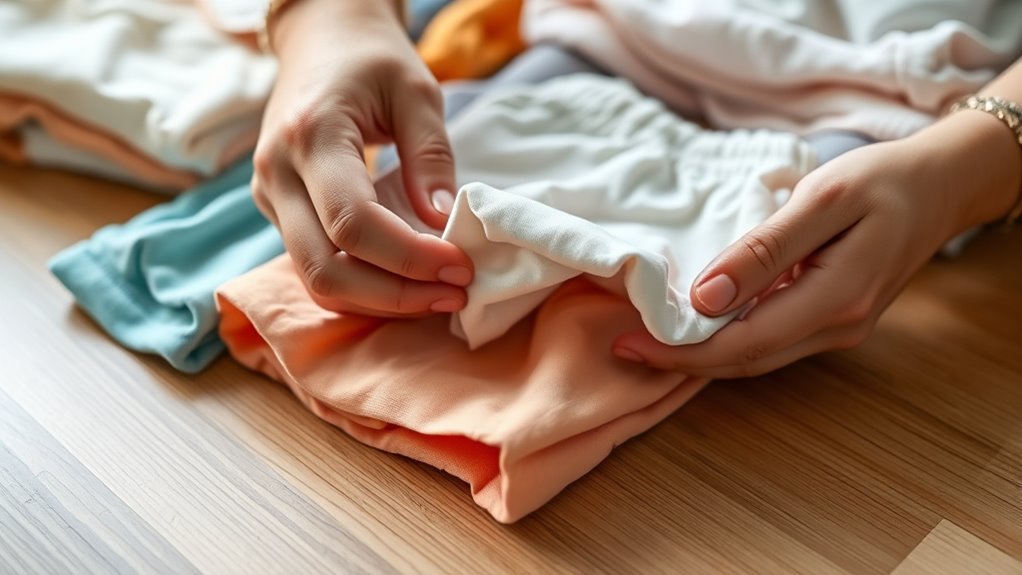 fold baby pants efficiently