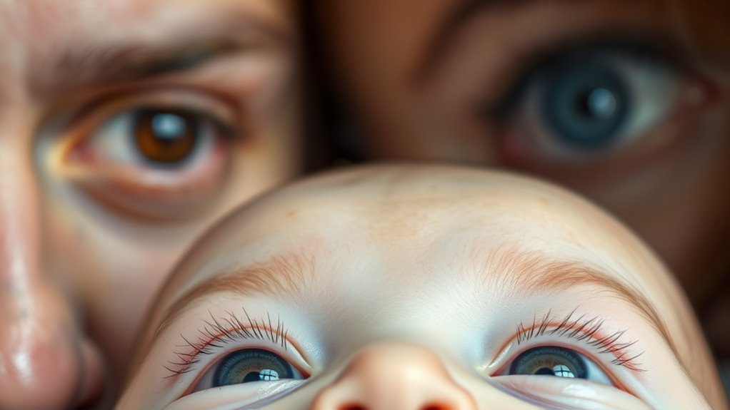 gene inheritance affects eye color