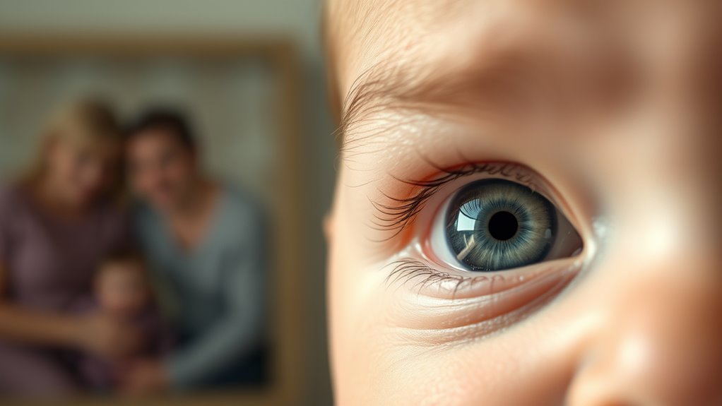 genetics determine baby eye color
