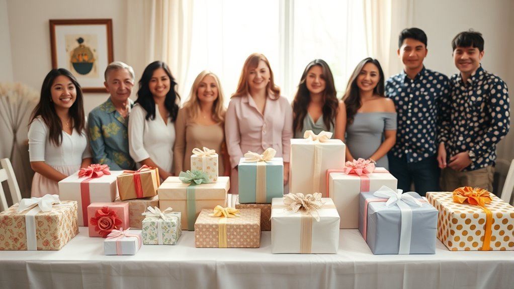 gift spending by shower type