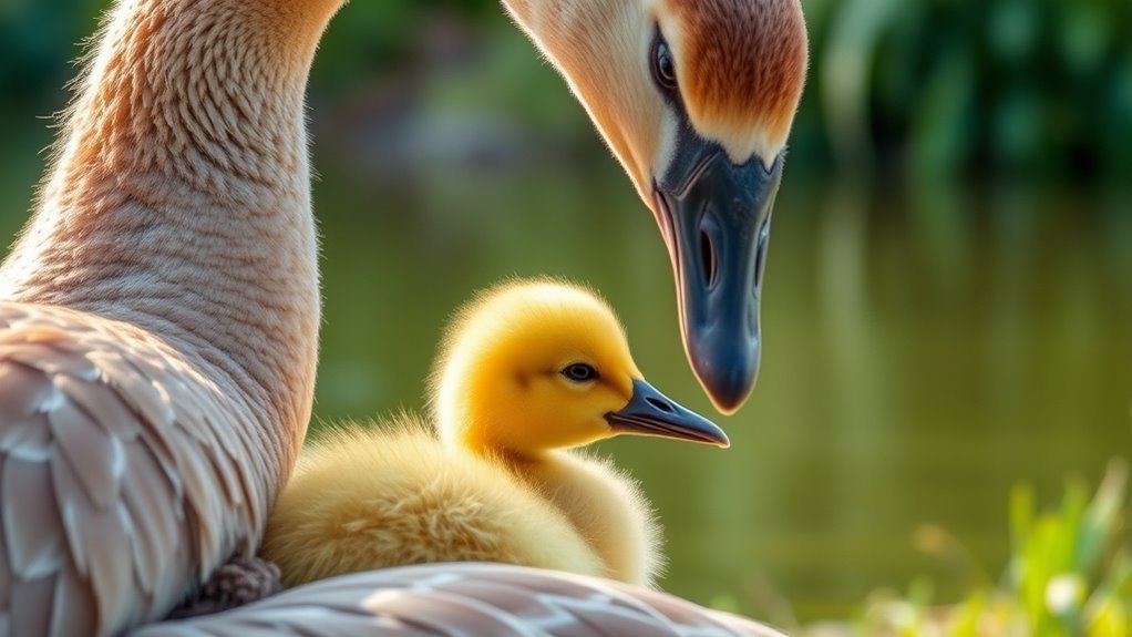 goslings growth requires protection