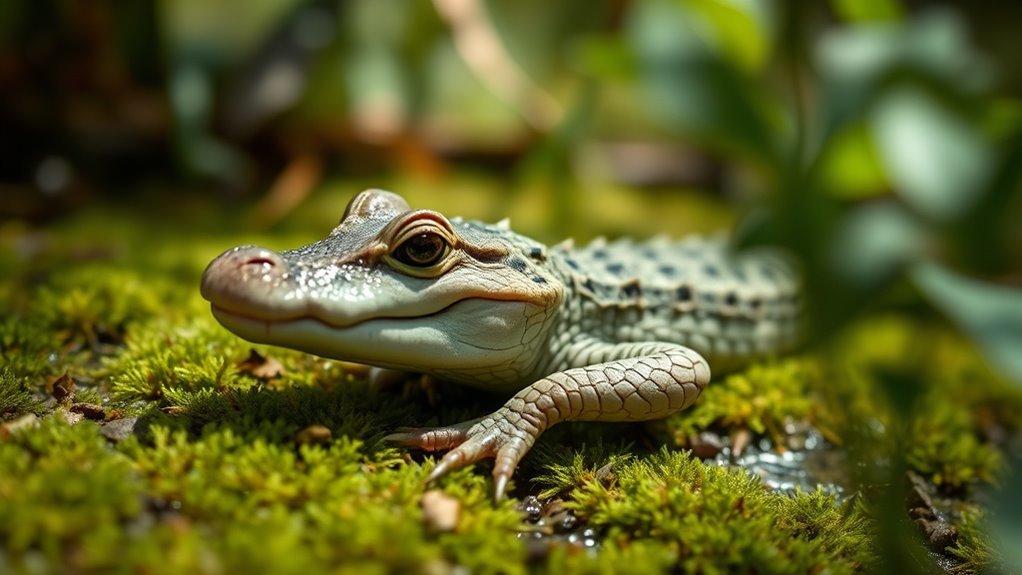 identifying baby alligators