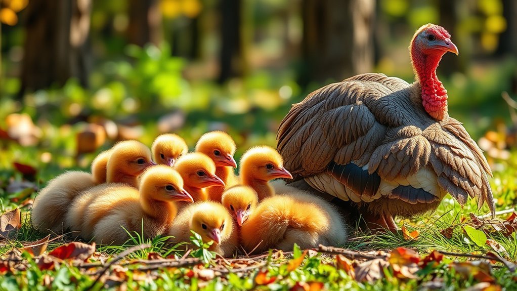 identifying young turkeys traits