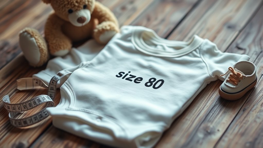 infant size 80 guidelines