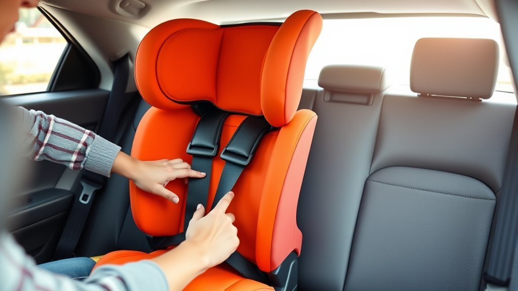 install forward facing car seat