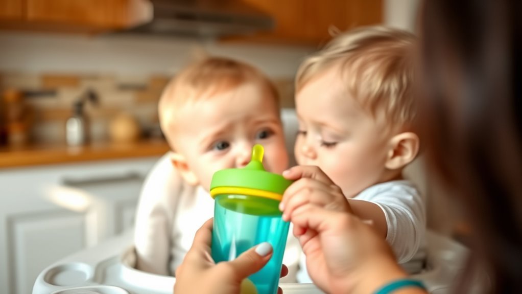 introduce sippy cup around six