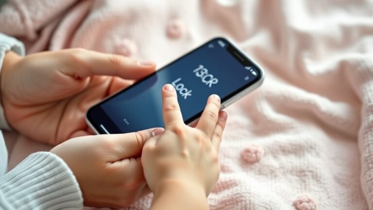lock iphone screen for baby