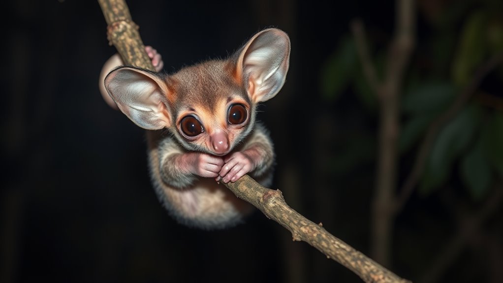 nocturnal primates with adaptations