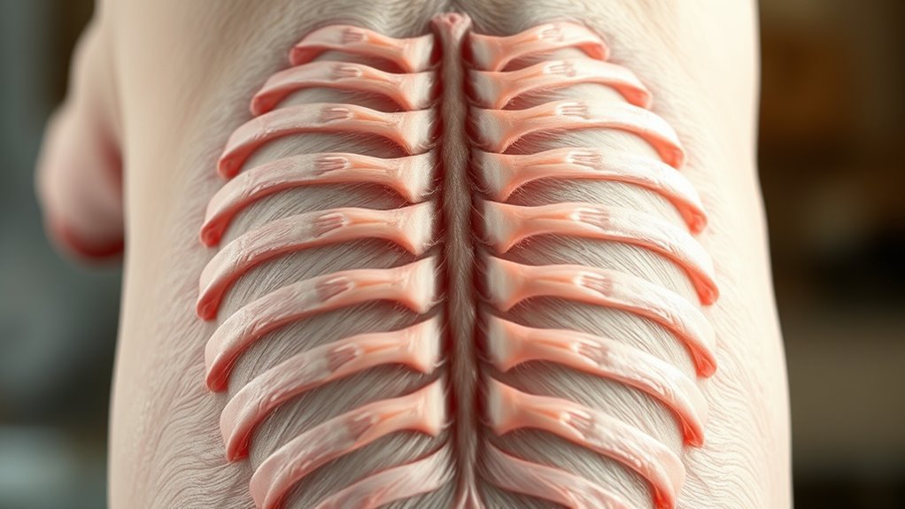 pork loin near spine