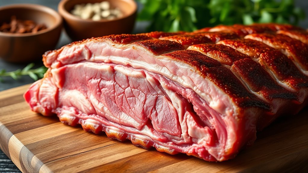 pork ribs are smaller