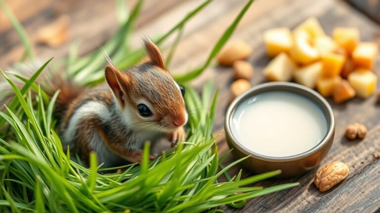 proper diet for squirrels
