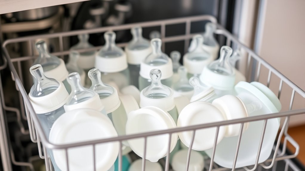 properly load baby bottles