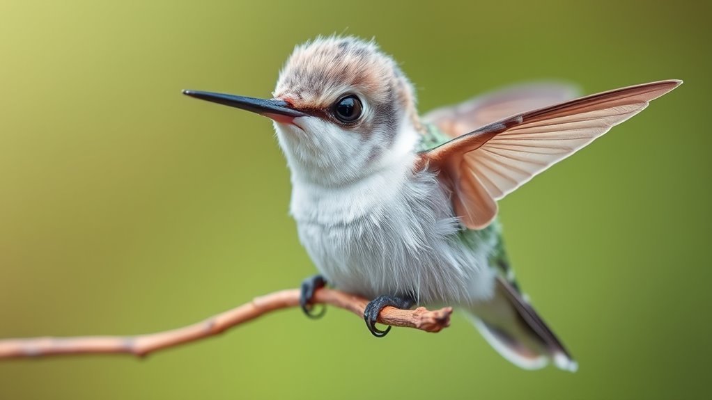 rapid growth of hummingbirds