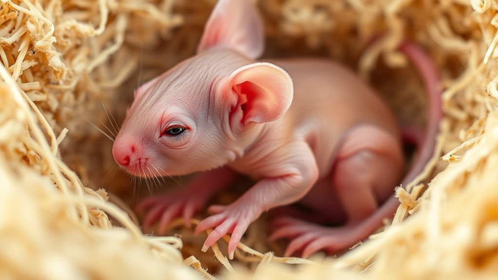 recognizing baby rat characteristics