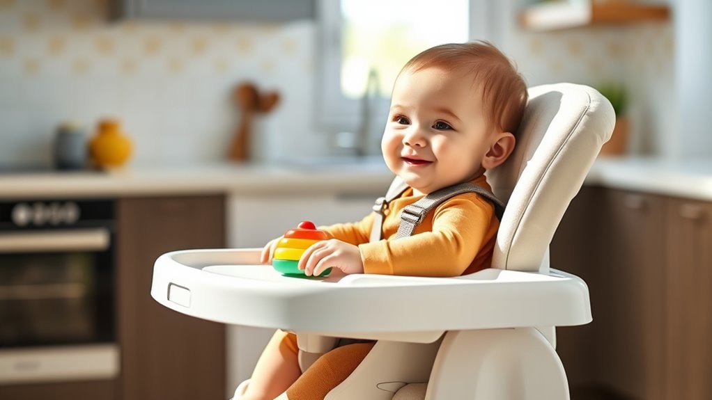 safe and comfortable high chair