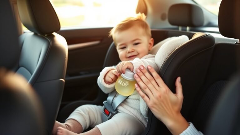 safe car seat feeding tips