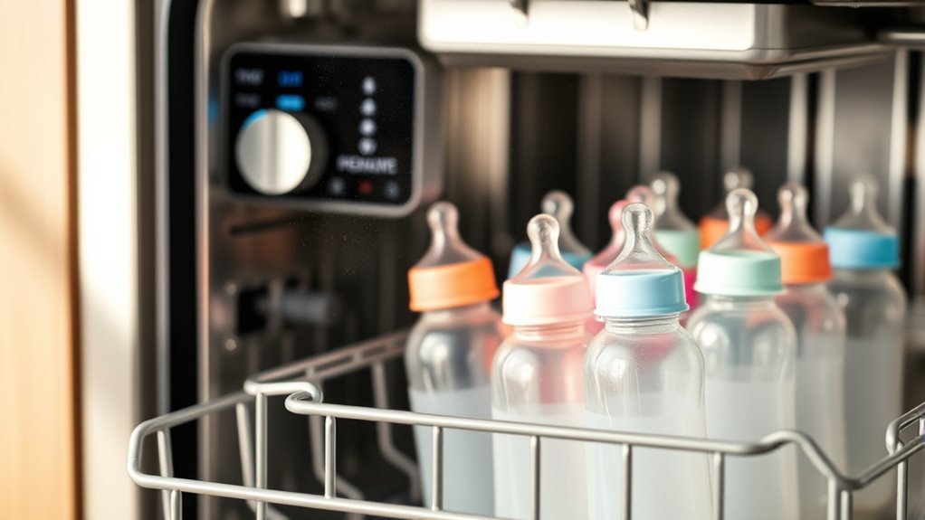 sanitize top rack heated dry