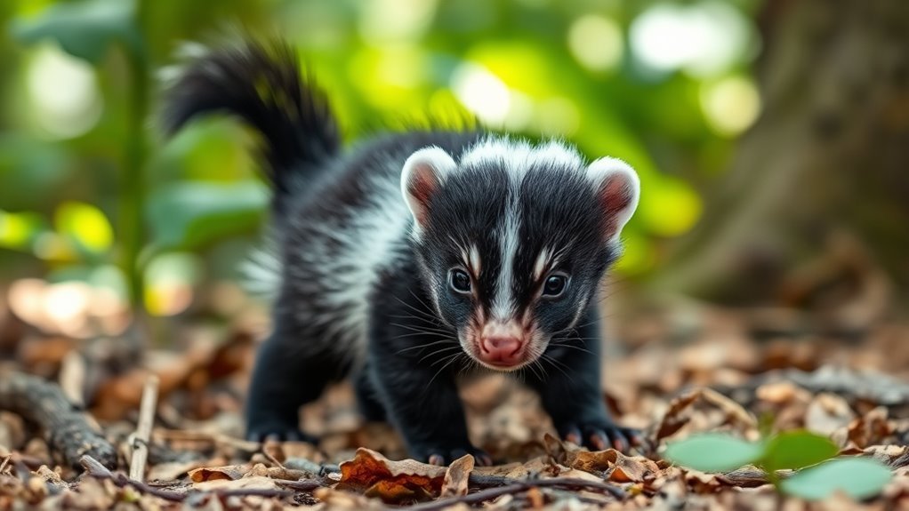 skunk warning behaviors explained