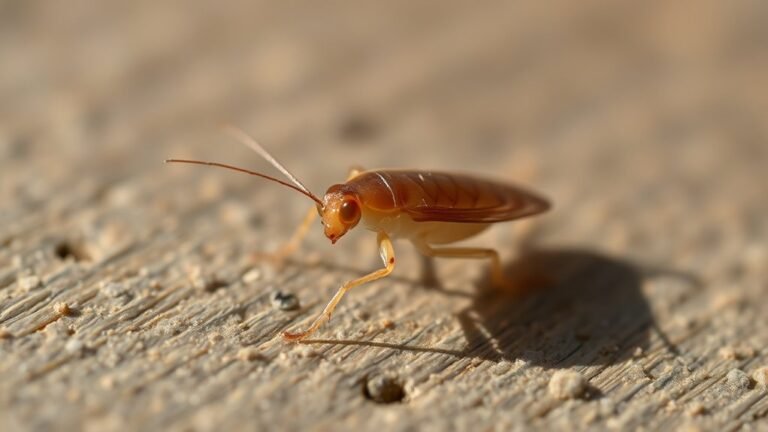 small brown wingless insect