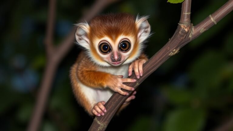 small nocturnal primate species