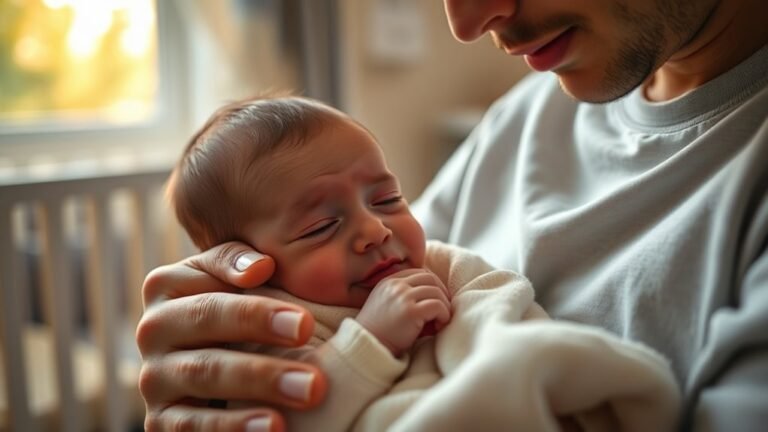 soothing a crying baby