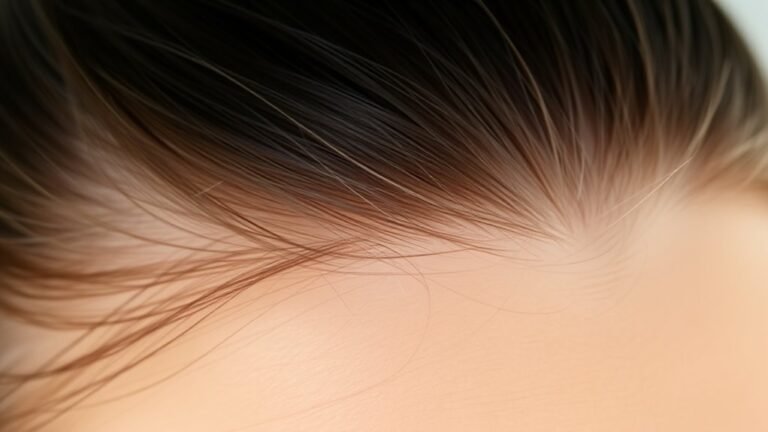 styling delicate baby hairs
