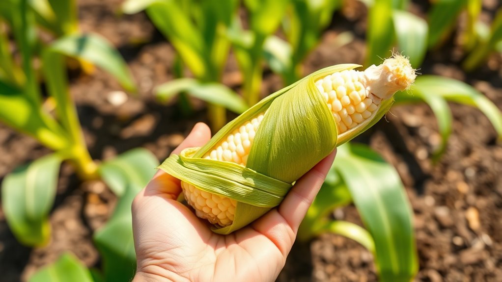 tender early harvested corn
