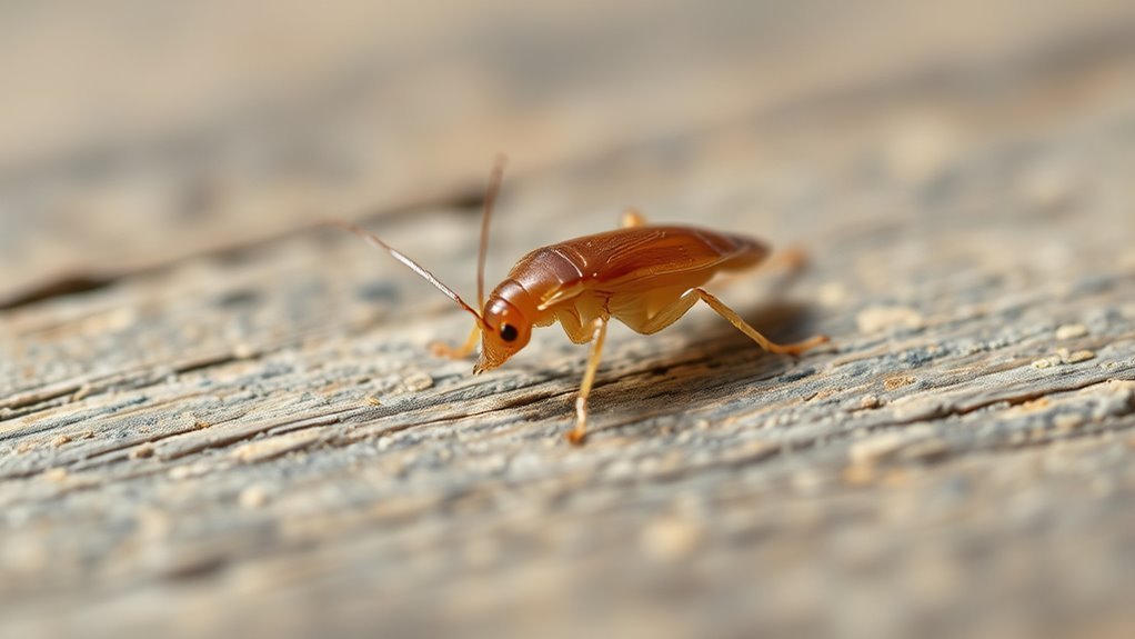 tiny brown wingless insects