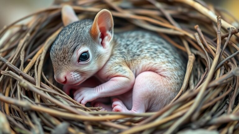 tiny hairless helpless creature